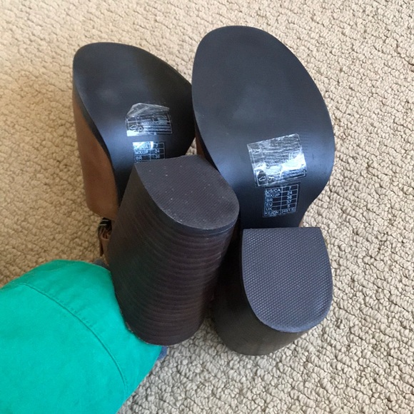 Cognac Mule slingbacks - Picture 5 of 6